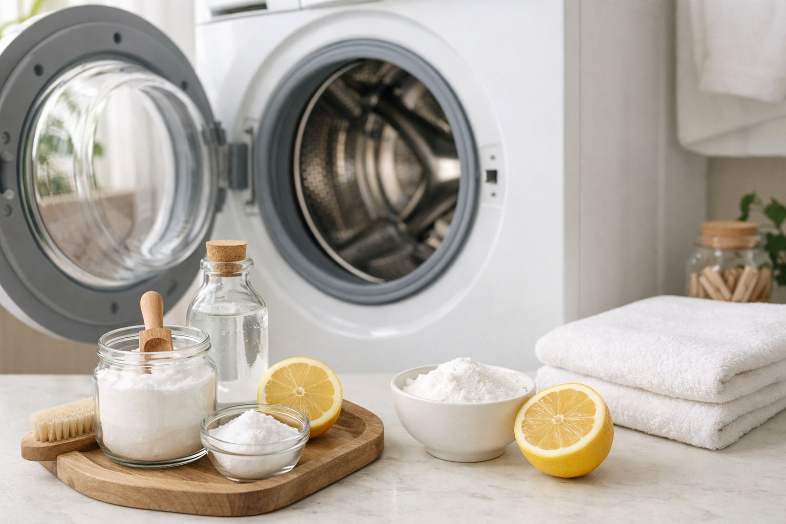 Waschmaschine reinigen mit Hausmitteln: Nachhaltig &amp; effektiv