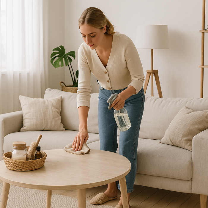 🛋️ Wohnzimmer nachhaltig reinigen: Tipps für umweltfreundliche Sauberkeit