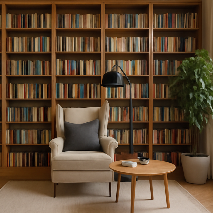 Der perfekte Bibliotheksraum – So richtest du deinen Raum für Lesefreude und Produktivität ein