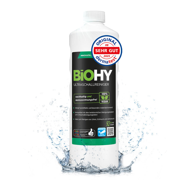 BiOHY ultrasonic cleaner, ultrasonic bath cleaner, ultrasonic cleaning agent, cleaner for ultrasonic device