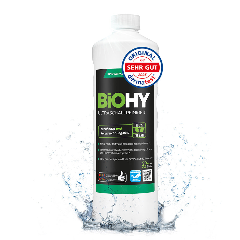 BiOHY ultrasonic cleaner, ultrasonic bath cleaner, ultrasonic cleaning agent, cleaner for ultrasonic device