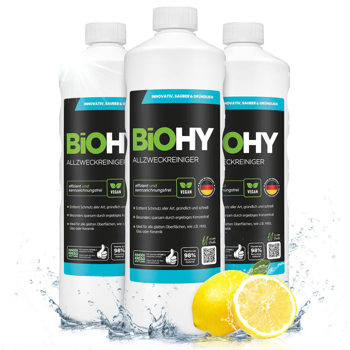 BiOHY all-purpose cleaner, all-purpose cleaner, universal cleaner, organic concentrate