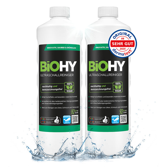 BiOHY ultrasonic cleaner, ultrasonic bath cleaner, ultrasonic cleaning agent, cleaner for ultrasonic device