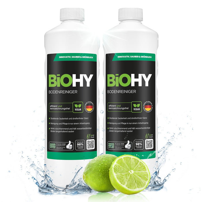 BiOHY floor cleaner, floor cleaner, non-foaming floor cleaner, organic concentrate