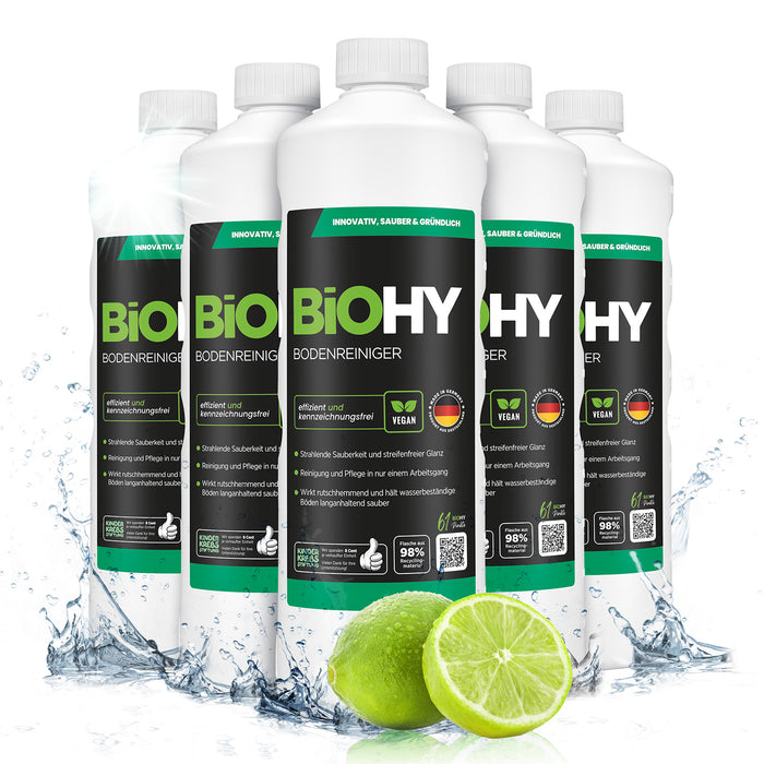 BiOHY floor cleaner, floor cleaner, non-foaming floor cleaner, organic concentrate