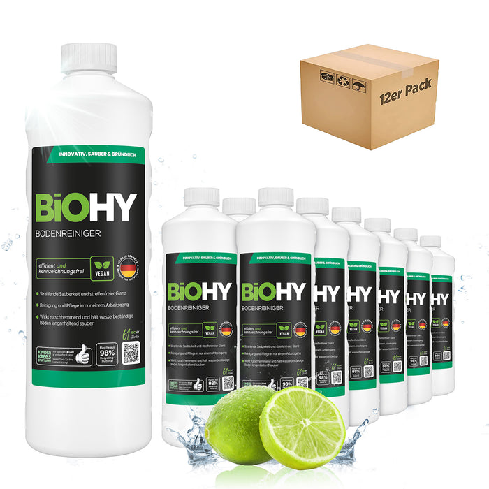 BiOHY floor cleaner, floor cleaner, non-foaming floor cleaner, organic concentrate