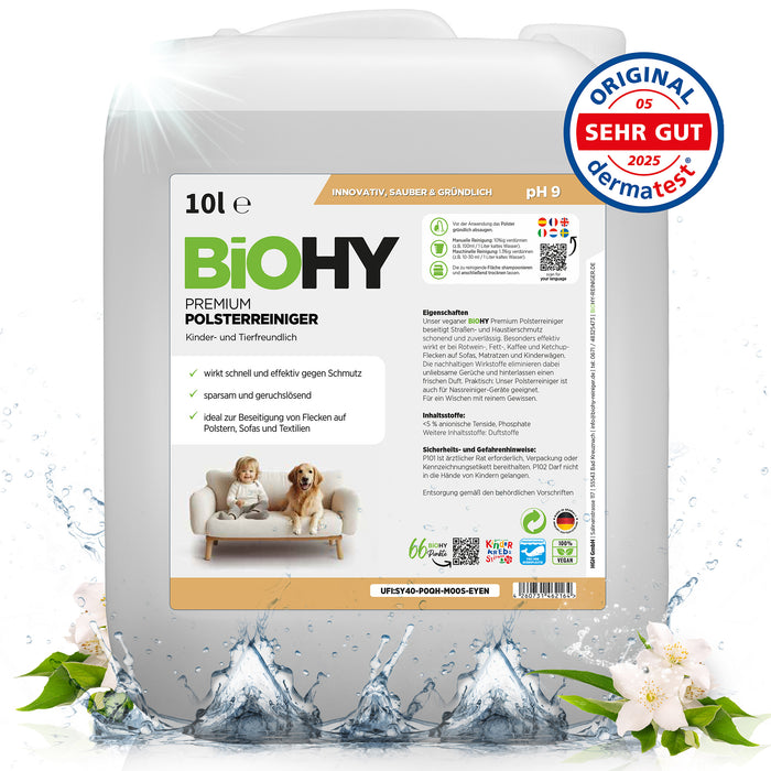 Premium upholstery cleaner, textile cleaner, upholstery cleaning agent, sofa cleaner