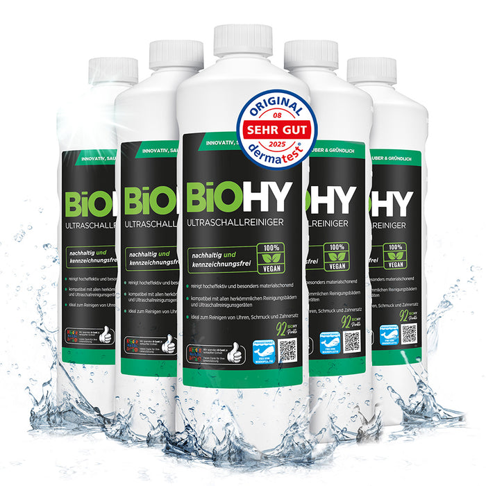 BiOHY ultrasonic cleaner, ultrasonic bath cleaner, ultrasonic cleaning agent, cleaner for ultrasonic device