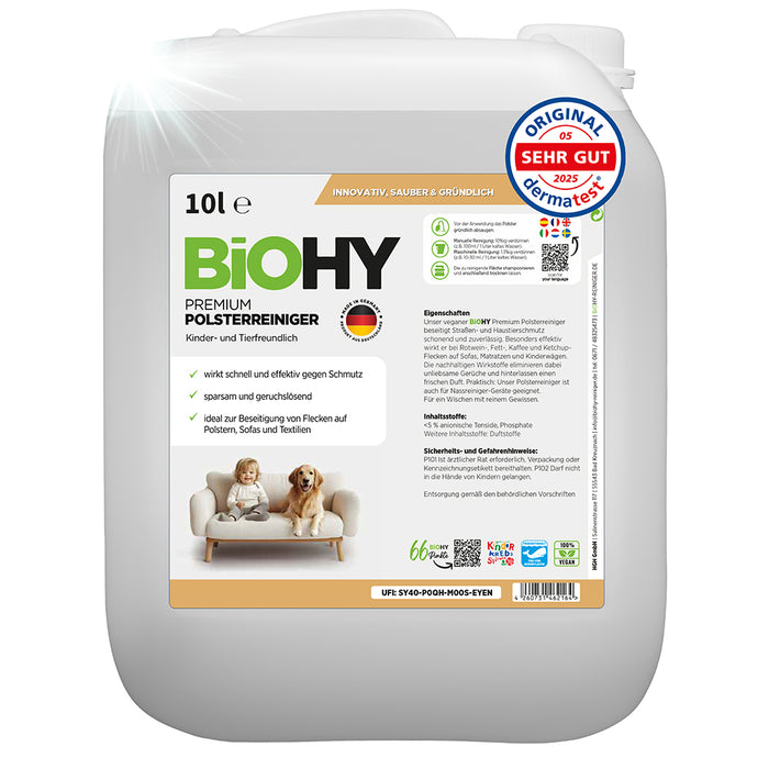 Premium upholstery cleaner, textile cleaner, upholstery cleaning agent, sofa cleaner