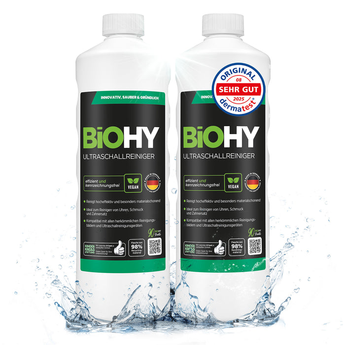 BiOHY ultrasonic cleaner, ultrasonic bath cleaner, ultrasonic cleaning agent, cleaner for ultrasonic device