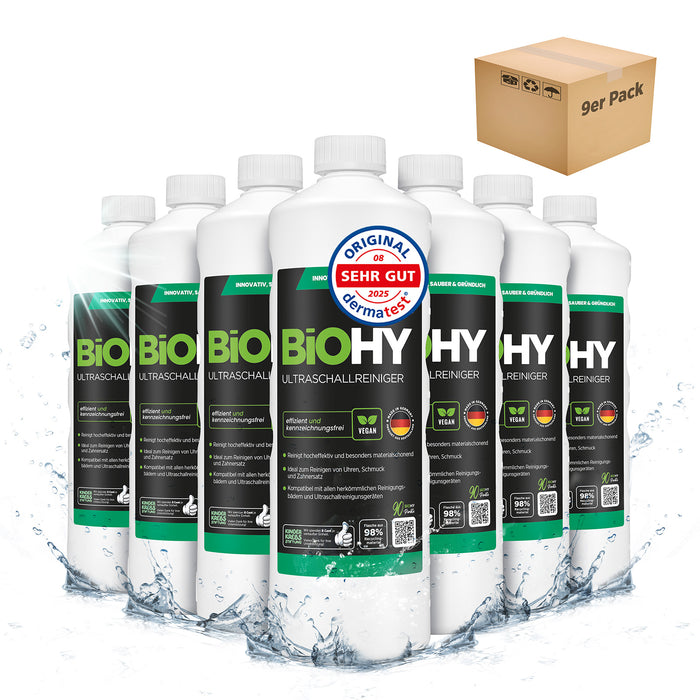 BiOHY ultrasonic cleaner, ultrasonic bath cleaner, ultrasonic cleaning agent, cleaner for ultrasonic device