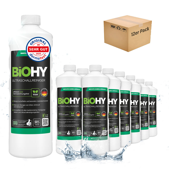 BiOHY ultrasonic cleaner, ultrasonic bath cleaner, ultrasonic cleaning agent, cleaner for ultrasonic device