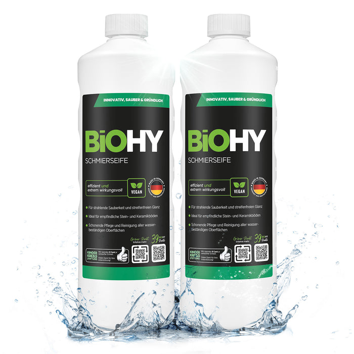 BiOHY Schmierseife – umweltfreundlich, vegan & Made in Germany (Produktflasche)