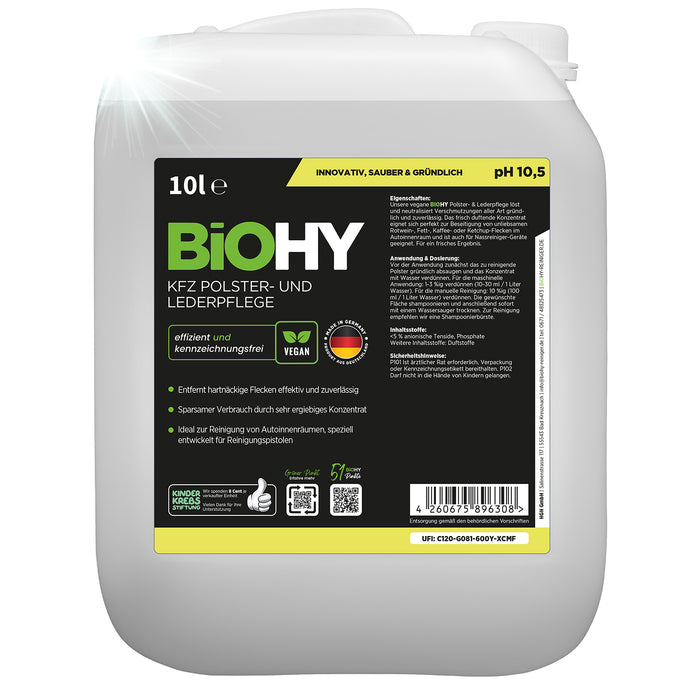 BiOHY KFZ Polster- & Lederpflege 10L (B2B) – Bild 10