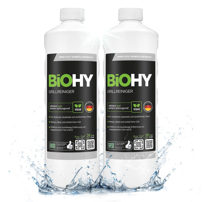 BiOHY grill cleaner, gas grill cleaner, BBQ cleaner, grill grate cleaner