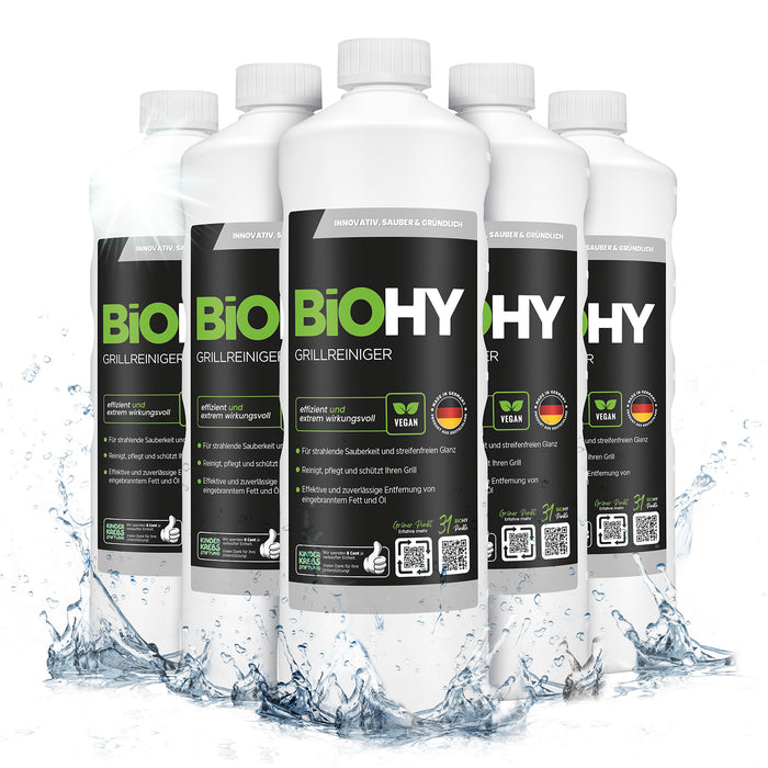 BiOHY grill cleaner, gas grill cleaner, BBQ cleaner, grill grate cleaner