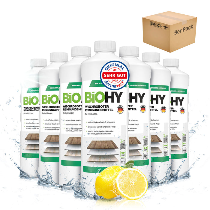 Wiper robot Cleaning agent for wooden floors, cleaner for wiping robots, non-foaming floor cleaner, organic concentrate