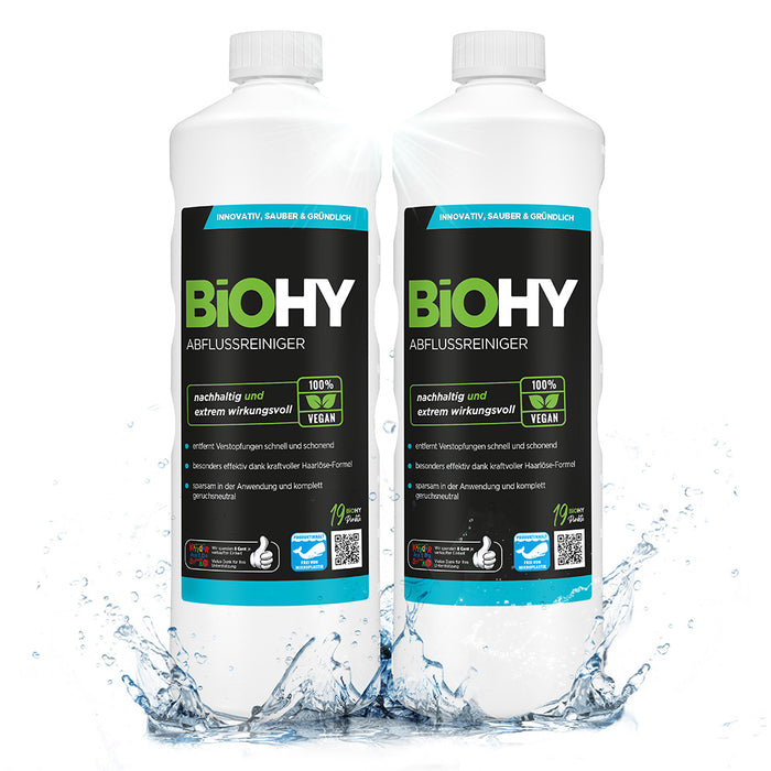 BiOHY drain cleaner, pipe cleaner, pipe free agent, concentrate