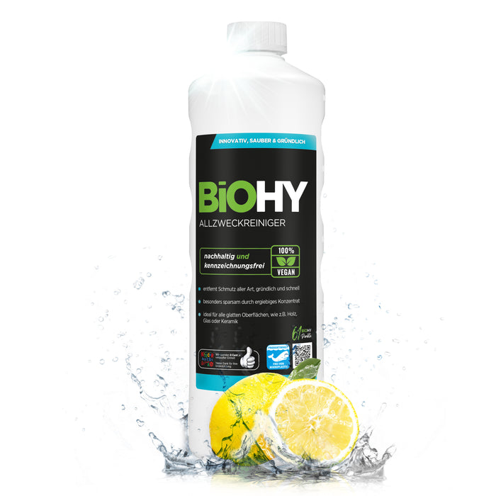 BiOHY all-purpose cleaner, all-purpose cleaner, universal cleaner, organic concentrate