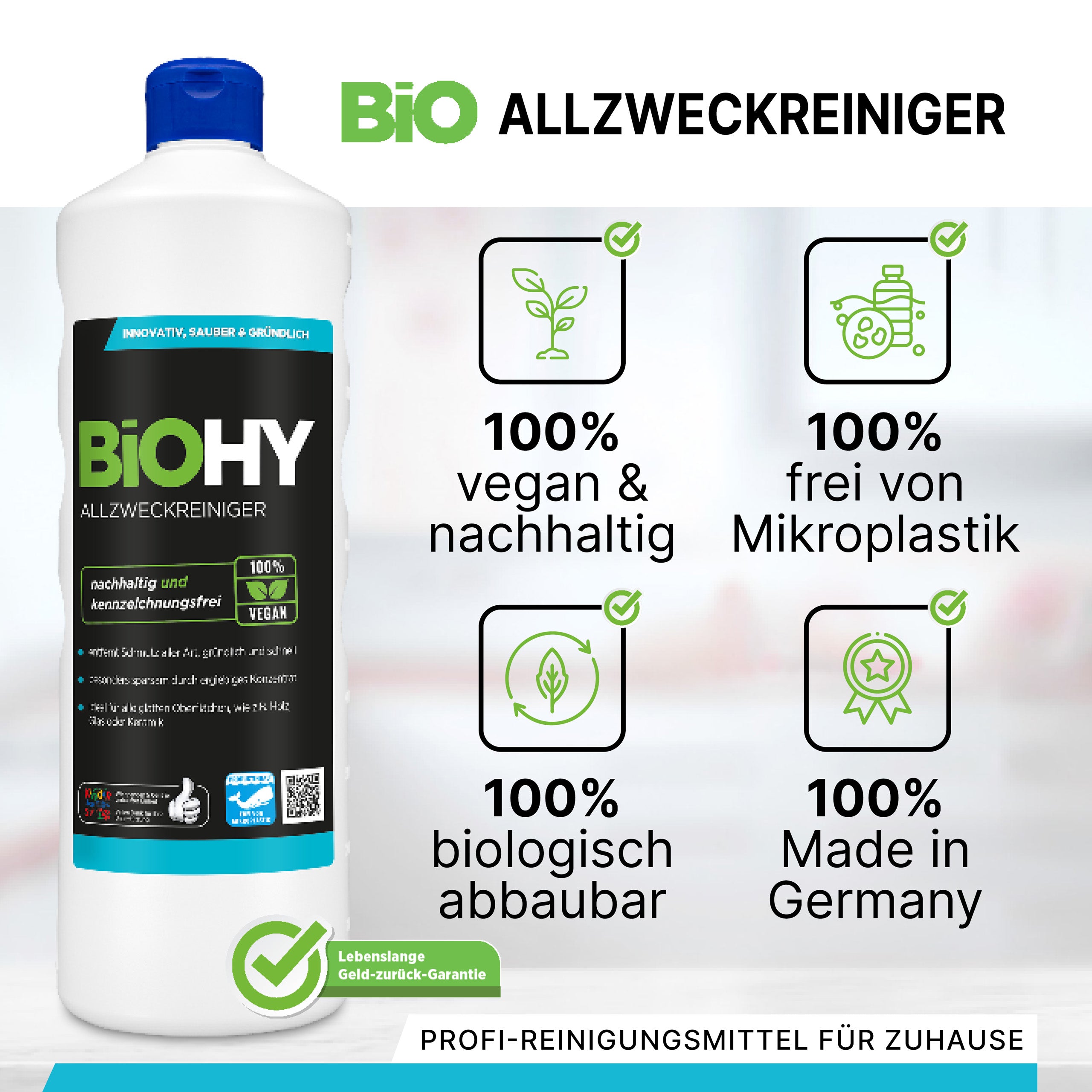 BiOHY all-purpose cleaner, all-purpose cleaner, universal cleaner, organic concentrate