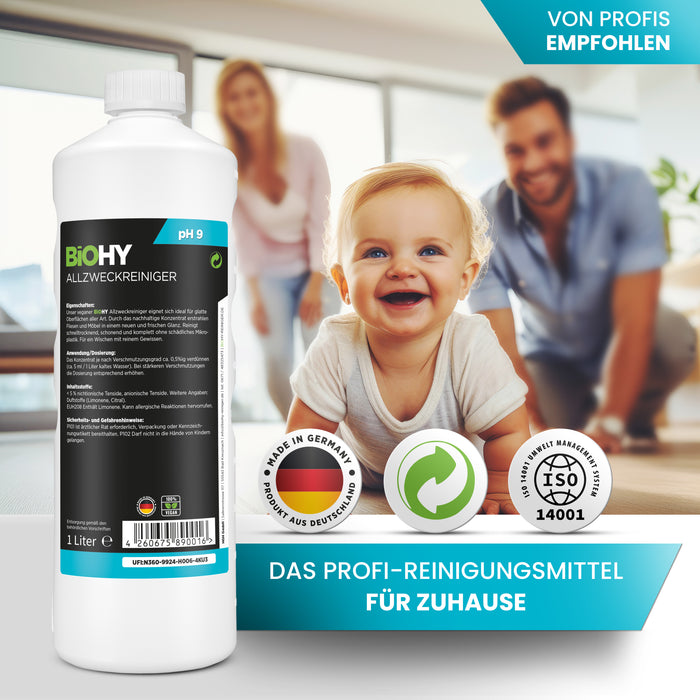 BiOHY all-purpose cleaner, all-purpose cleaner, universal cleaner, organic concentrate, B2B