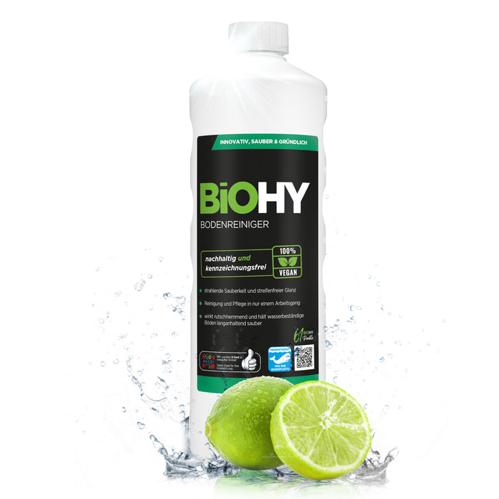 BiOHY floor cleaner, floor cleaner, non-foaming floor cleaner, organic concentrate