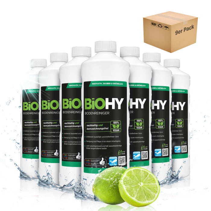 BiOHY floor cleaner, floor cleaner, non-foaming floor cleaner, organic concentrate