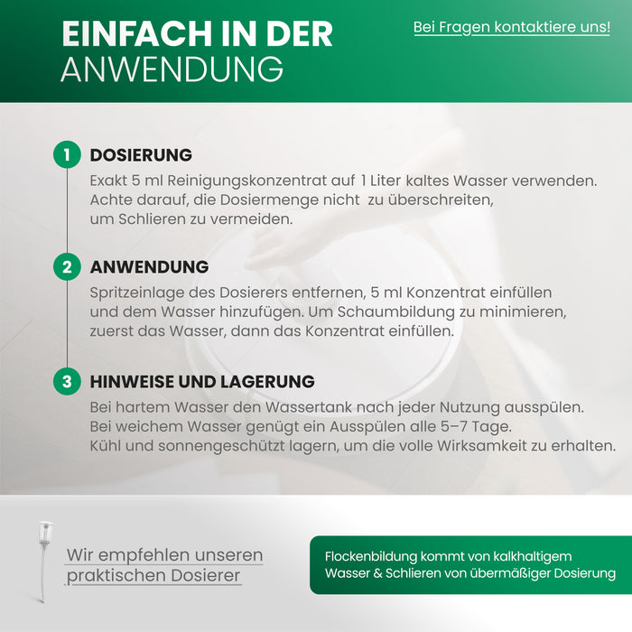 BiOHY floor cleaner for wiping robots, organic cleaner, floor wiping care, non-foaming floor cleaner