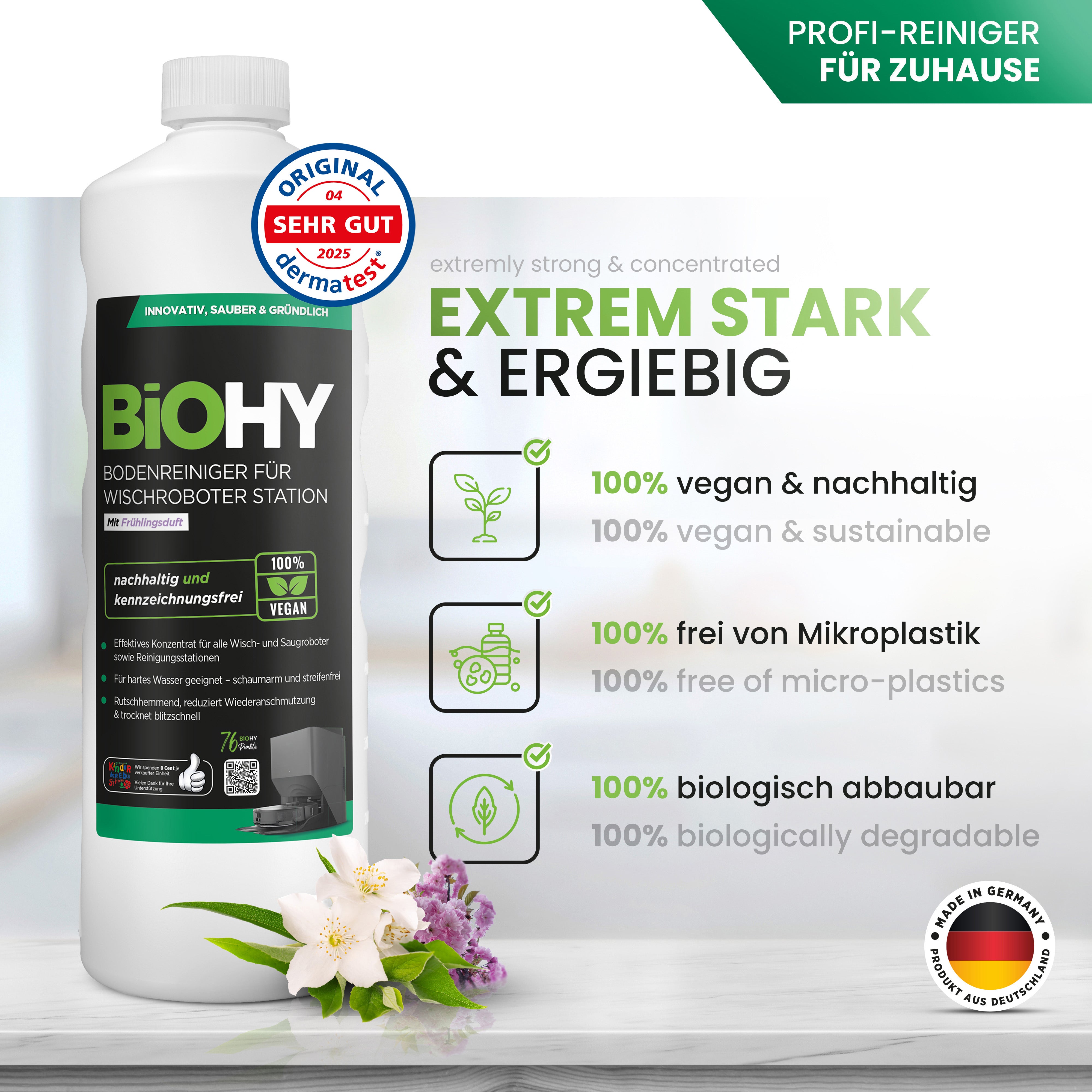BiOHY all-purpose cleaner, all-purpose cleaner, universal cleaner, organic concentrate