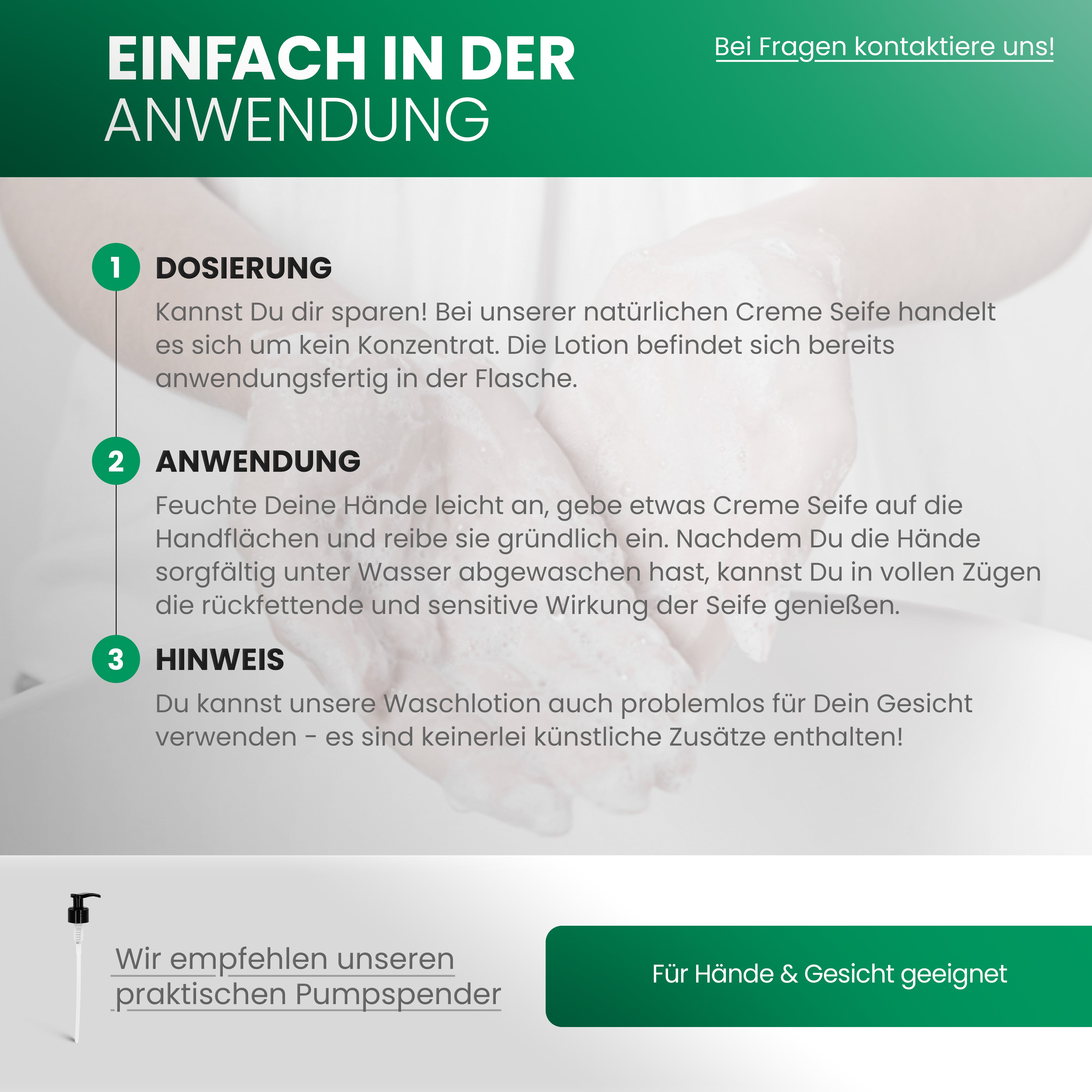 BiOHY cream soap, skin-friendly washing lotion, phosphate-free hand soap, moisturizing soap cream