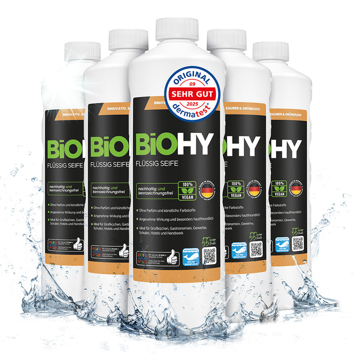 BiOHY Liquid Soap, Liquid Hand Soap, Face Soap, Sensitive Wash Lotion