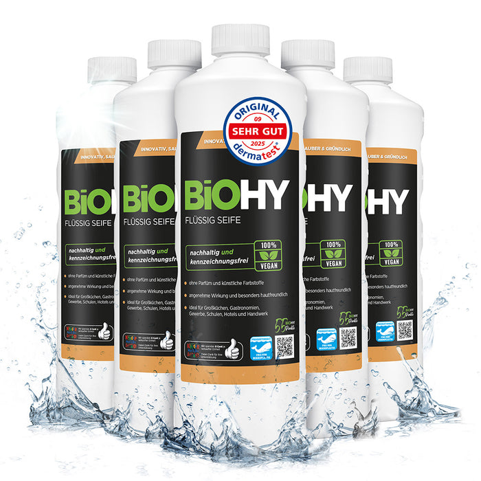 BiOHY Liquid Soap, Liquid Hand Soap, Face Soap, Sensitive Wash Lotion