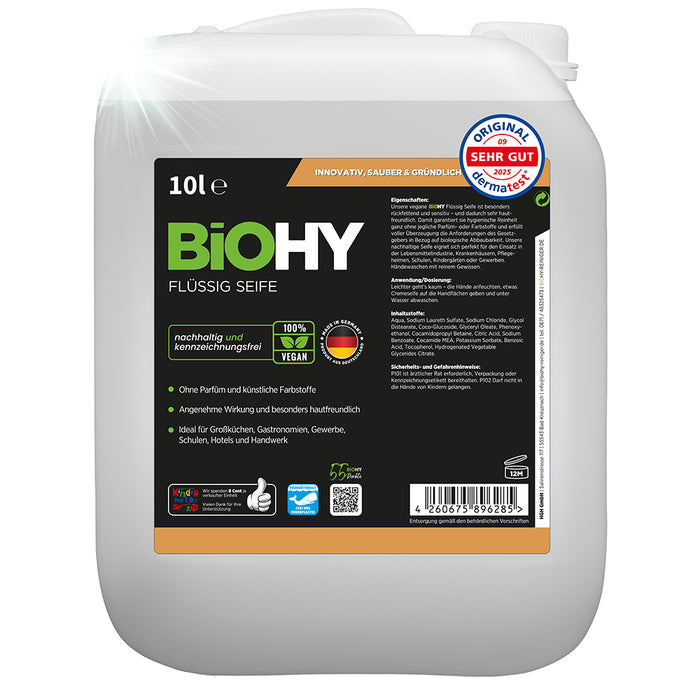 BiOHY Liquid Soap, Liquid Hand Soap, Face Soap, Sensitive Wash Lotion
