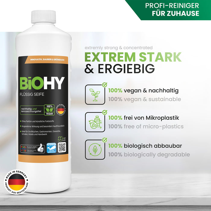 BiOHY Liquid Soap, Liquid Hand Soap, Face Soap, Sensitive Wash Lotion