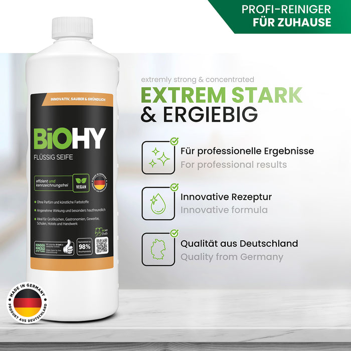 BiOHY Liquid Soap, Liquid Hand Soap, Face Soap, Sensitive Wash Lotion