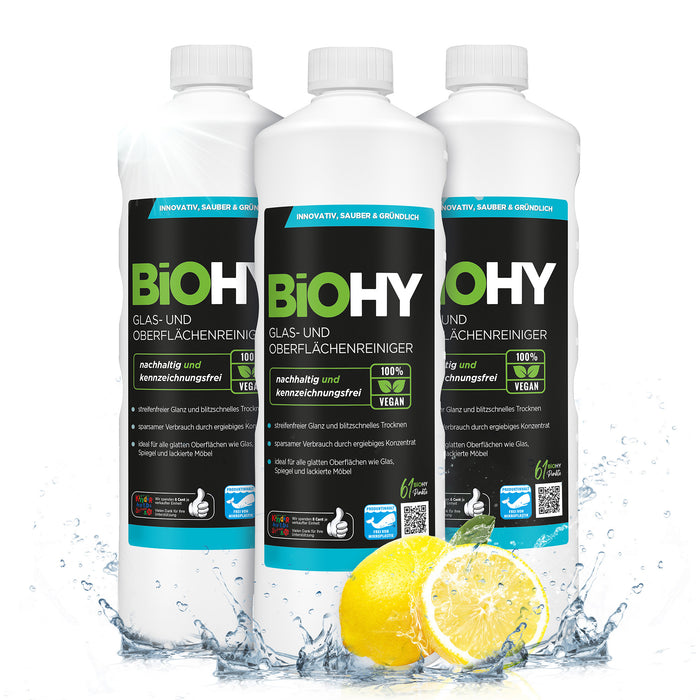 BiOHY intensive cleaner, industrial cleaner, universal cleaner, cleaning agent concentrate