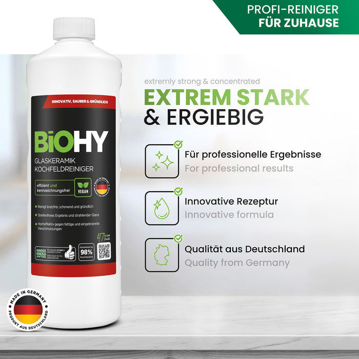 BiOHY glass ceramic hob cleaner, ceramic hob cleaner, glass ceramic cleaner, stove cleaner