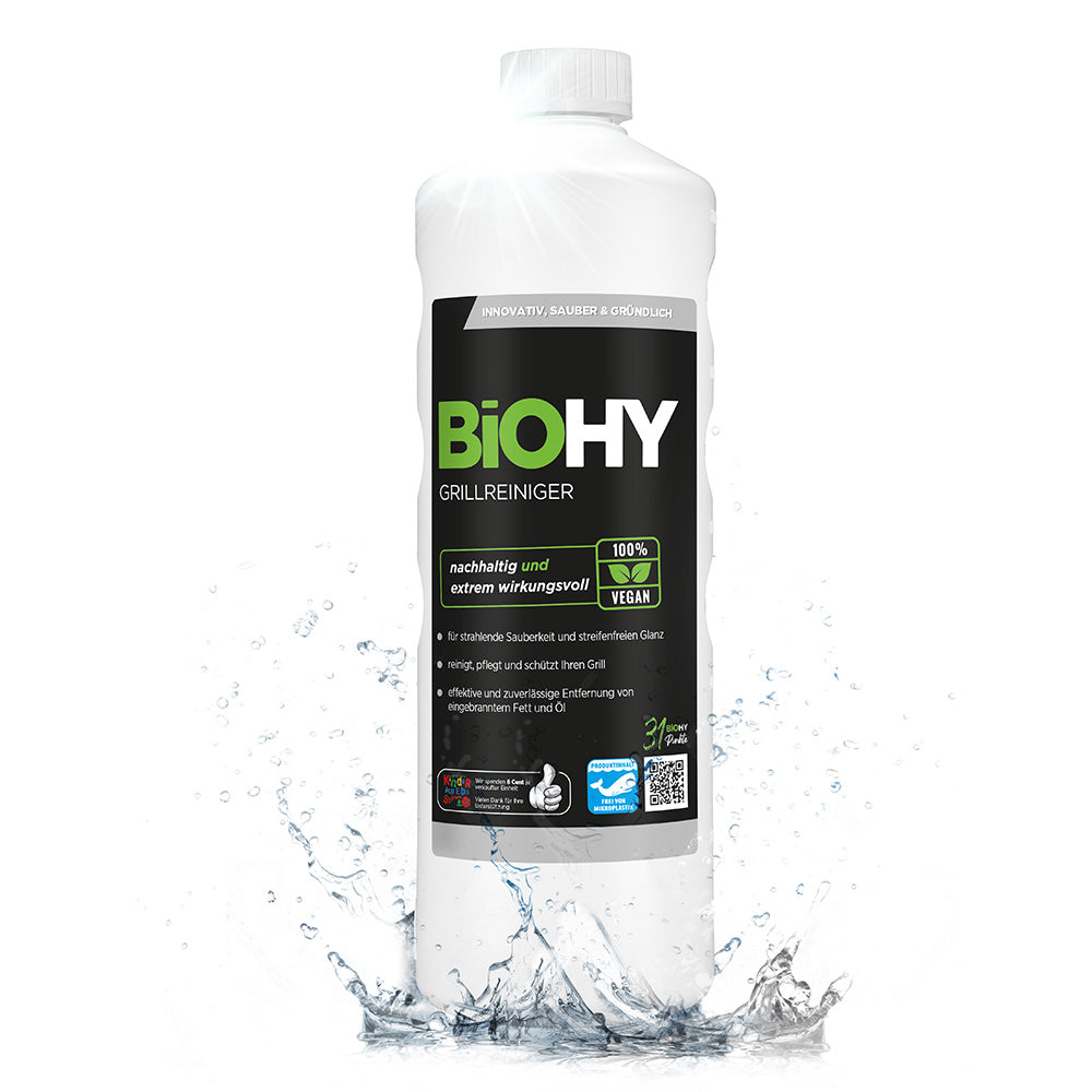 BiOHY grill cleaner, gas grill cleaner, BBQ cleaner, grill grate cleaner
