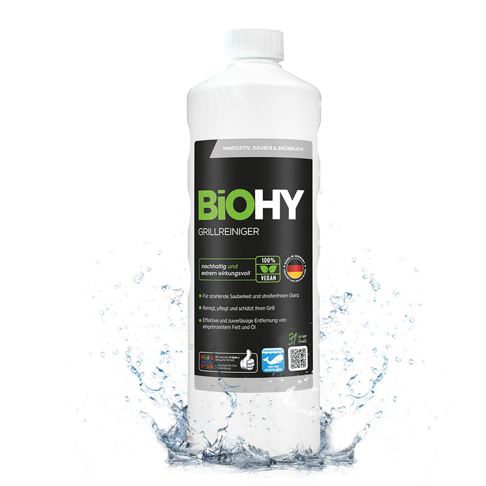 BiOHY grill cleaner, gas grill cleaner, BBQ cleaner, grill grate cleaner
