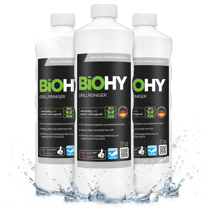 BiOHY grill cleaner, gas grill cleaner, BBQ cleaner, grill grate cleaner