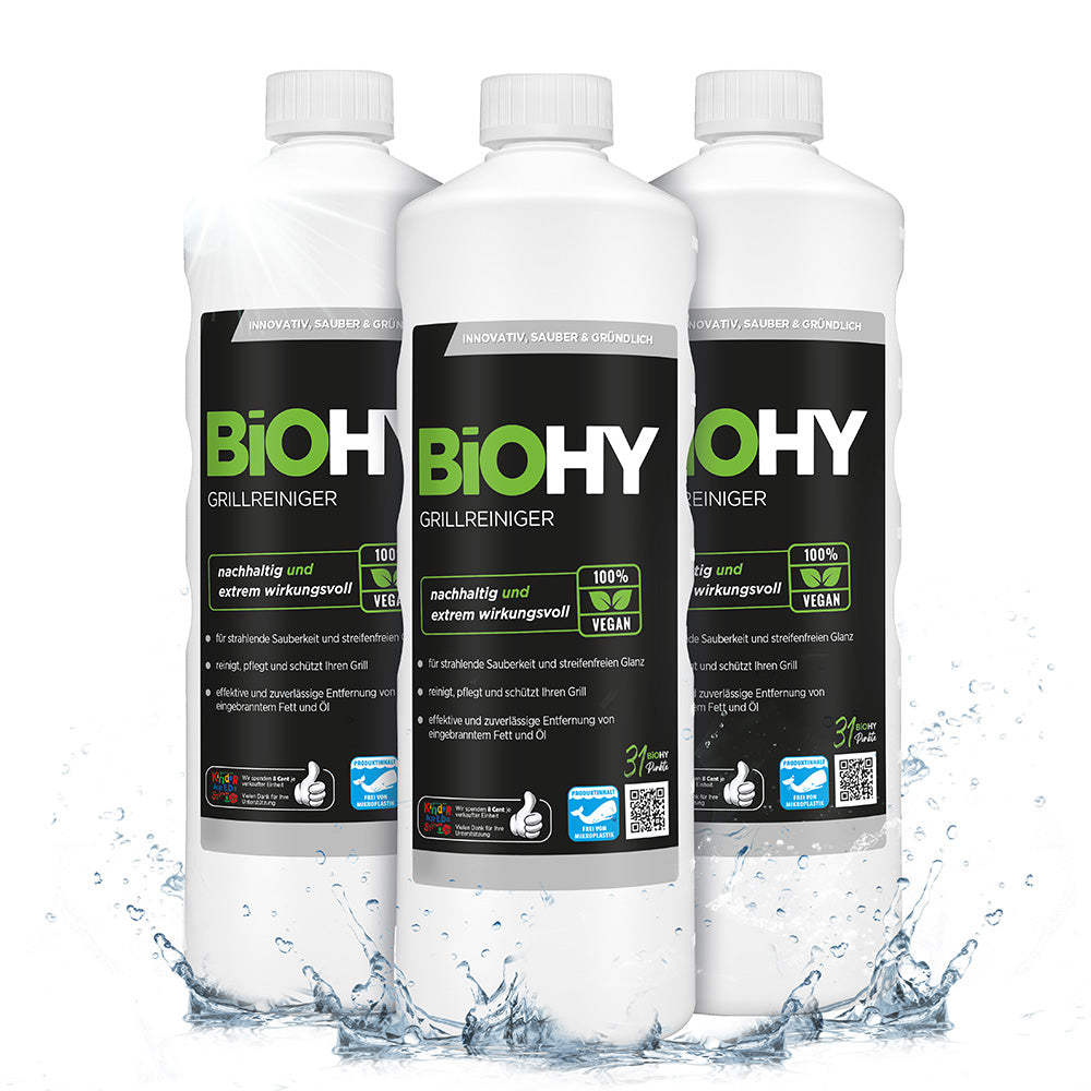 BiOHY grill cleaner, gas grill cleaner, BBQ cleaner, grill grate cleaner