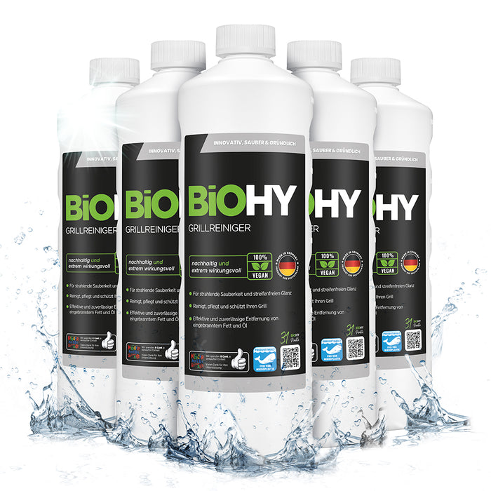 BiOHY grill cleaner, gas grill cleaner, BBQ cleaner, grill grate cleaner