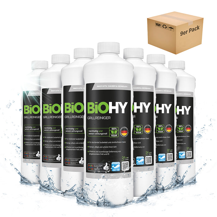 BiOHY grill cleaner, gas grill cleaner, BBQ cleaner, grill grate cleaner