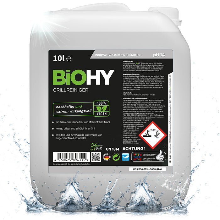 BiOHY grill cleaner, grill cleaner, BBQ cleaner, grill grate cleaner, B2B