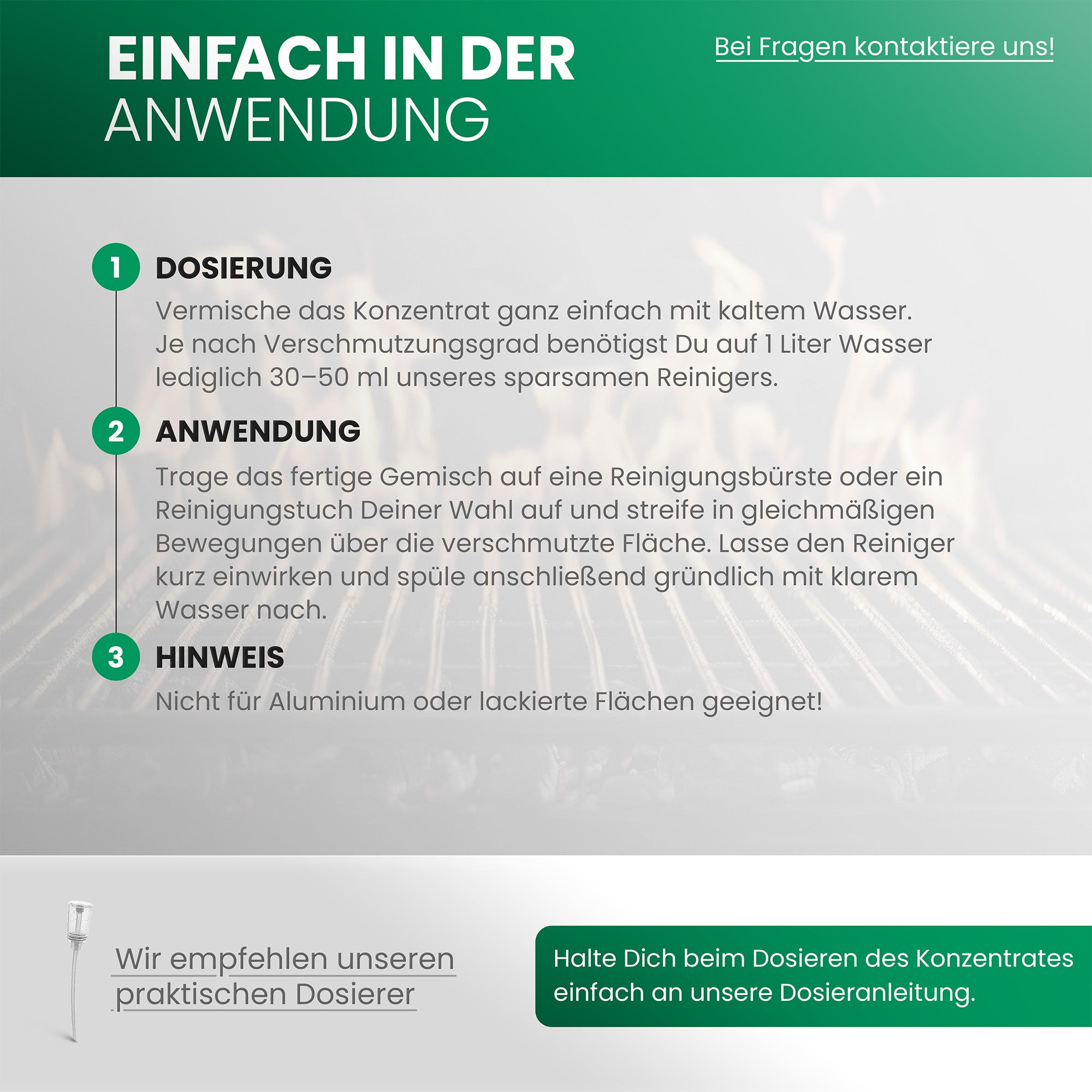 BiOHY grill cleaner, gas grill cleaner, BBQ cleaner, grill grate cleaner