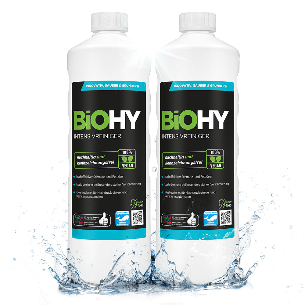 BiOHY intensive cleaner, industrial cleaner, universal cleaner, cleaning agent concentrate