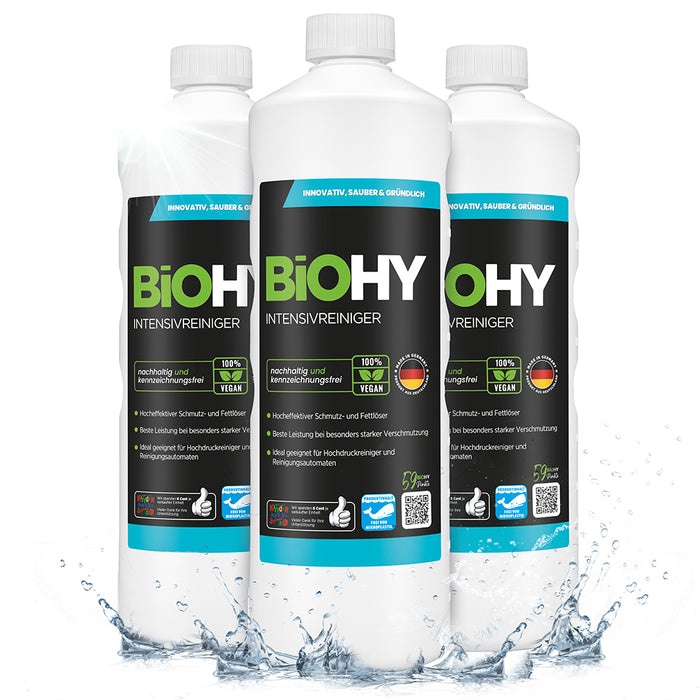 BiOHY intensive cleaner, industrial cleaner, universal cleaner, cleaning agent concentrate