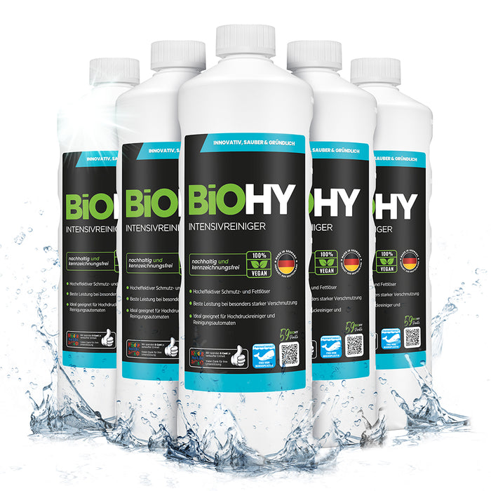BiOHY intensive cleaner, industrial cleaner, universal cleaner, cleaning agent concentrate