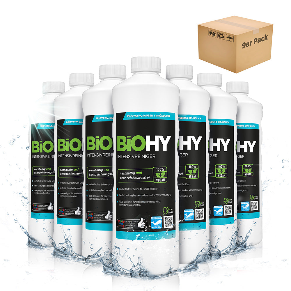 BiOHY intensive cleaner, industrial cleaner, universal cleaner, cleaning agent concentrate