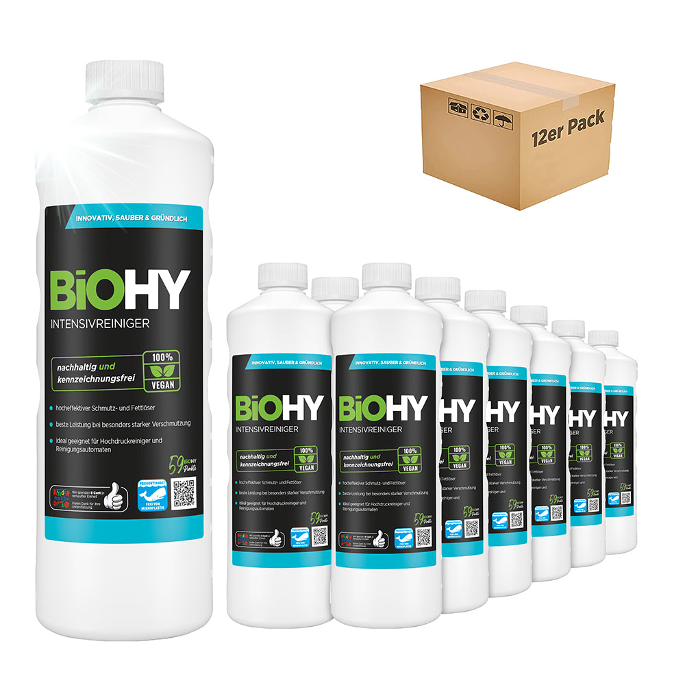 BiOHY intensive cleaner, industrial cleaner, universal cleaner, cleaning agent concentrate
